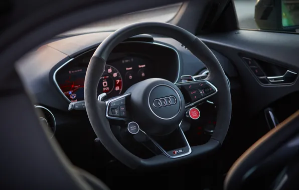 Картинка Audi, steering wheel, TT, Audi TT RS Coupe