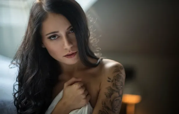 Макияж, тату, губки, Lisa, Mark Prinz
