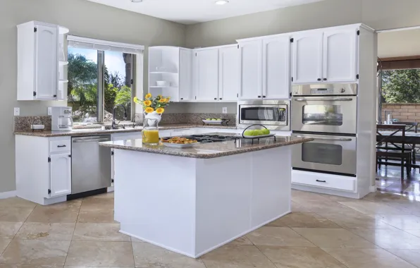 Мебель, кухня, плита, design, kitchen