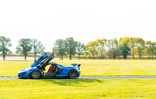 Car, McLaren, trees, McLaren P1, P1