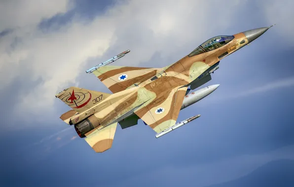 Картинка General Dynamics, F-16C, Barak