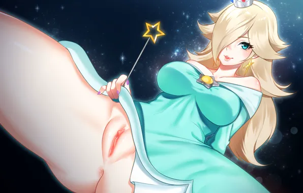 Девушка, Блондинка, Girl, Волосы, Платье, Аниме, Games, Beautiful