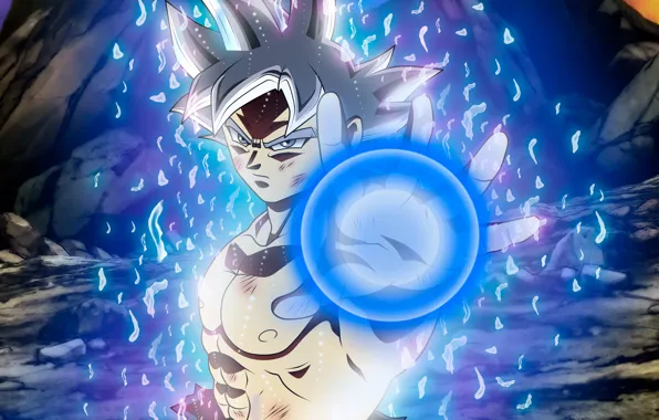 Goku, dragon ball, goku, ultra instinct perfected, dragon ball super, Goku Ultra