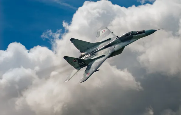 Картинка небо, истребитель, MiG-29, МиГ-29, ВВС Словакии