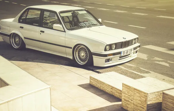BMW, Car, E30, BBS, Stance, Wheels, Lowsociety