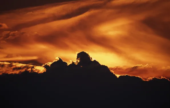 Nature, Clouds, Sunlight, Sun Goes Down, Sies Kranen