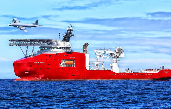Море, Самолет, Судно, Техника, Vessel, Offshore, Offshore Supply Ship, Supply Ship