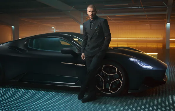 Maserati, David Beckham, man, brand ambassador, MC20, Maserati MC20 Notte Coupe