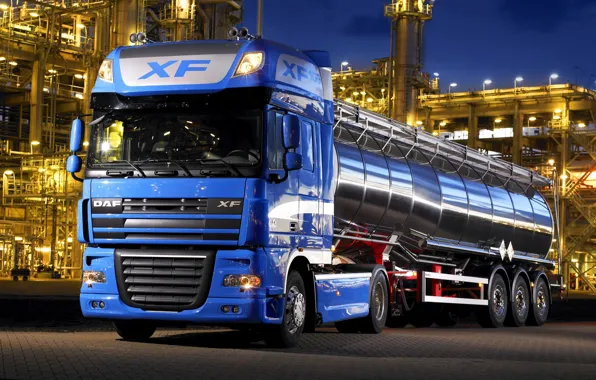 Картинка прицеп, тягач, DAF, цистерна