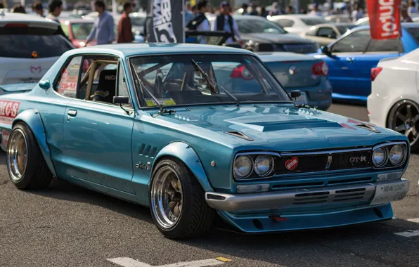 Картинка Авто, Синий, Машина, Ниссан, Nissan, Автомобиль, 2000, Skyline, Nissan Skyline, 2000GT, Японец, 2000GT-R, 2000 GT, …