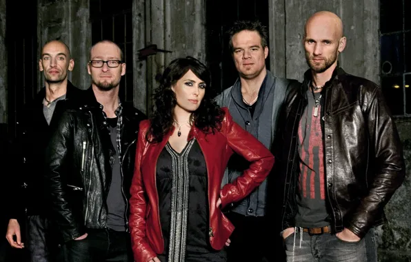 Картинка dark, metal, blue, Рок, promo, symphonic, sharon den adel, within temptation, the unforgiven