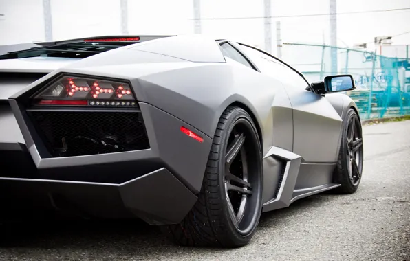 Картинка Lamborghini, Reventon, матовый, тёмный, ламборджини, ревентон