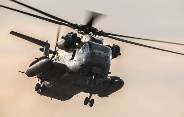 Картинка вертолёт, транспортный, тяжёлый, CH-53GS
