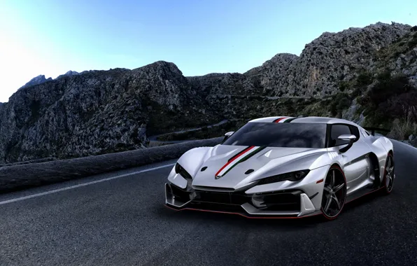 Картинка суперкар, Italdesign, италдизайн, зероуно, Zerouno