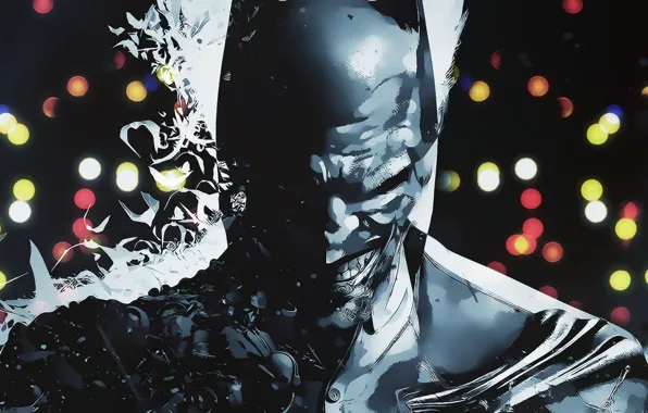 Картинка batman, art, joker, Batman: Arkham Origins