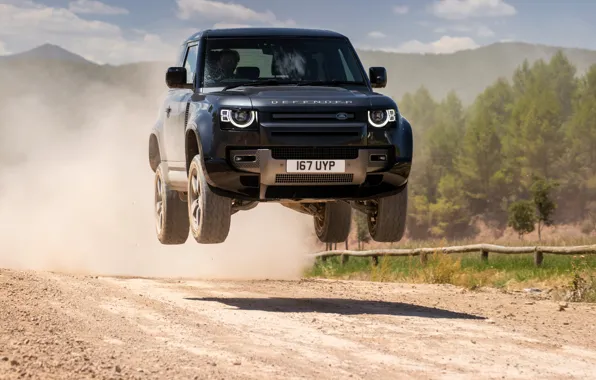 Картинка land rover, defender, suv, Land Rover Defender 90 V8