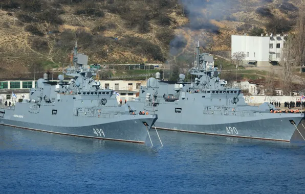 Картинка фрегаты, Адмирал Эссен, Адмирал Макаров