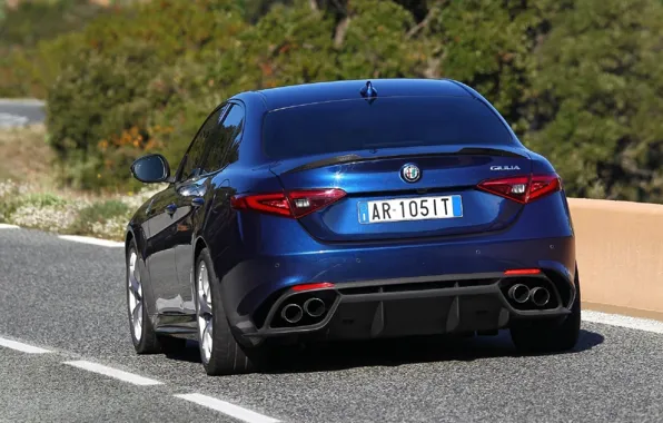 Картинка Alfa Romeo, Quadrifoglio, Giulia