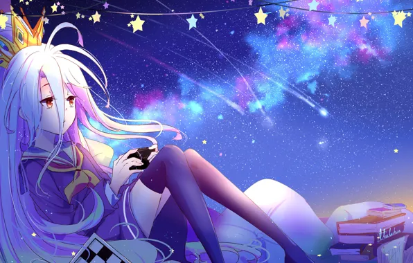 Картинка Shiro, No Game No Life, by lluluchwan