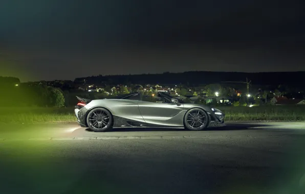 Картинка McLaren, суперкар, вид сбоку, Spider, Novitec, 720S, 2019