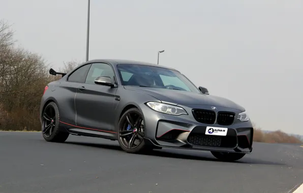 Картинка асфальт, BMW, 2018, Alpha-N, F87, M2