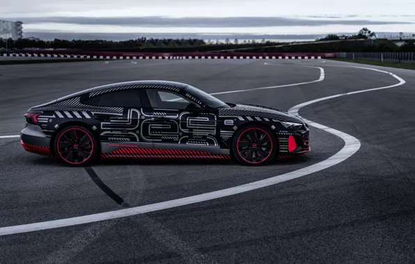 Картинка Audi, купе, в профиль, 2020, RS e-Tron GT Prototype