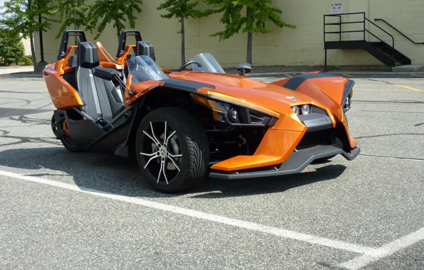 Картинка beautiful, comfort, hi-tech, Polaris, Slingshot, tecnology, sporty, tricycle, 038