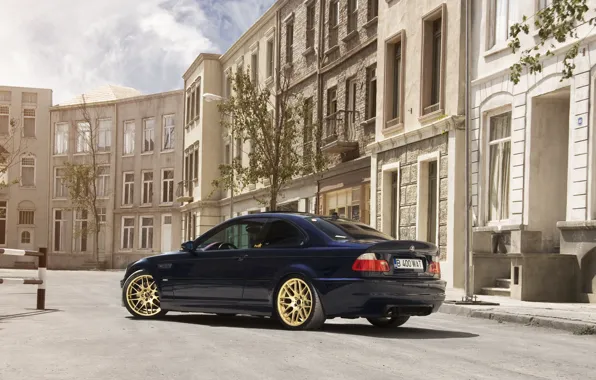 Картинка тюнинг, BMW, БМВ, сзади, E46, Hamman