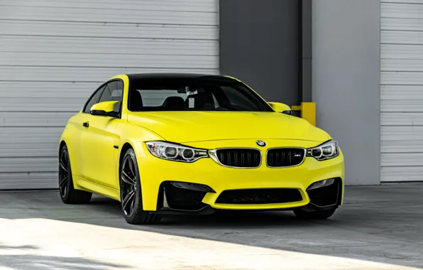 Картинка BMW, Yellow, Face, F82