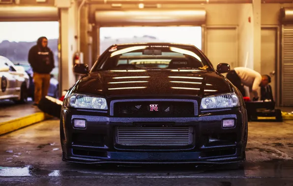 Картинка Nissan, GT-R, Skyline, R34, Nissan Skyline GT-R R34