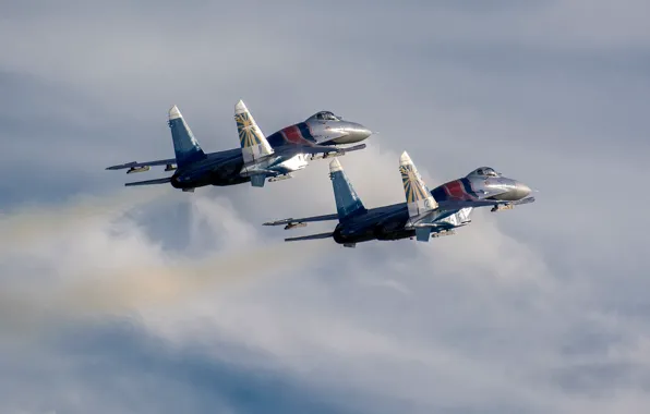 Картинка пара, Flanker, Сухой, Су-30 СМ