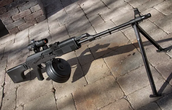 Картинка пулемет, Калашникова, ручной, РПК-74