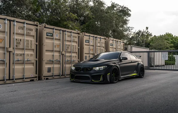 Картинка green, bmw, black mate