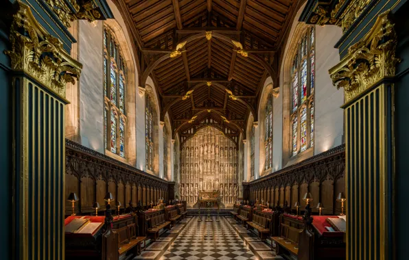 Картинка Oxford, Diliff, All Souls College, Chapel Interior