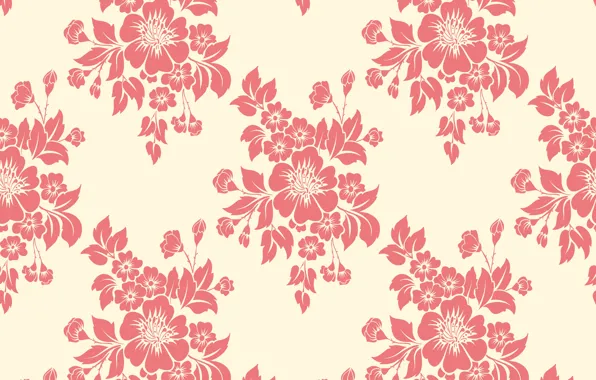 Картинка цветы, текстура, background, pattern, seamless