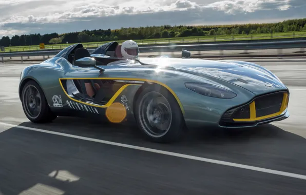 Картинка car, Aston Martin, road, speed, CC100, Speedster Concept