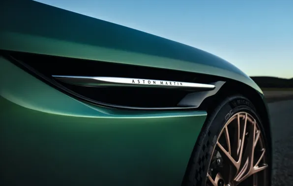Картинка Aston Martin, астон мартин, macro, шильдик, badge, nameplate, 2023, Aston Martin DB12