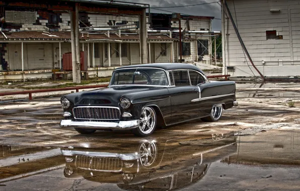 Картинка Chevrolet, Bel Air, Coupe, Vehicle