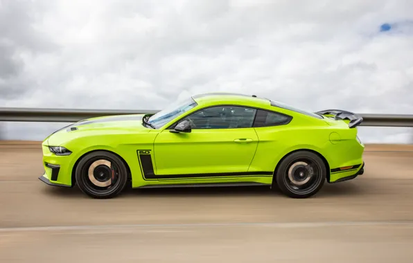 Картинка скорость, Mustang, Ford, вид сбоку, AU-spec, R-Spec, 2019, Australia version
