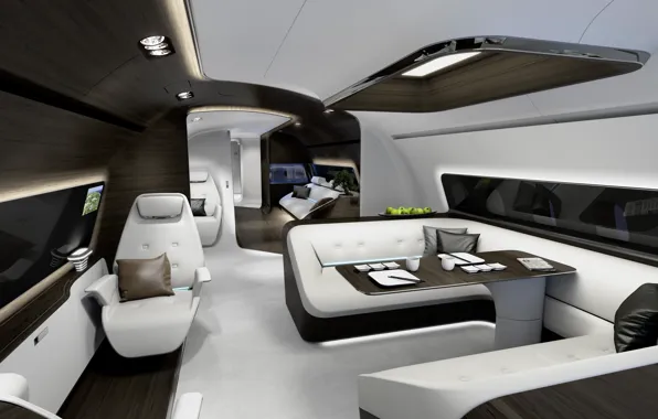 Картинка interior, luxury yacht, mercdes benz design