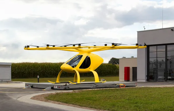 Картинка ADAC, Volocopter, air taxi, autonomous aircraft