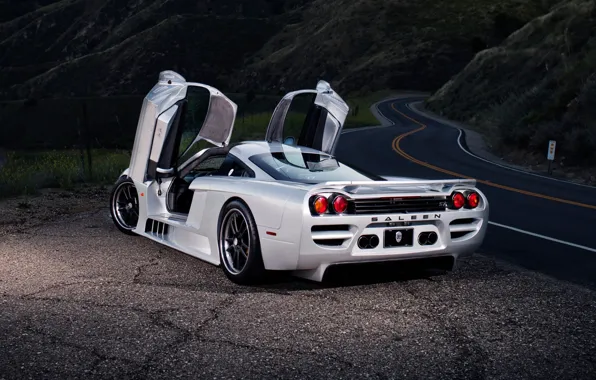 Картинка дорога, асфальт, горы, Saleen, салин