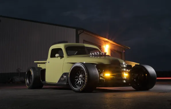 Картинка Chevrolet, Side, SEMA, Ringbrothers, SEMA 2022, Enyo 1948, Chevrolet Super Truck, Super Truck