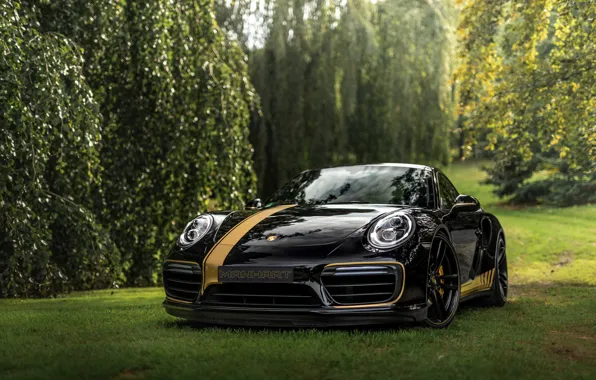 Картинка 911, Porsche, вид спереди, Turbo, 2018, Manhart, TR 700
