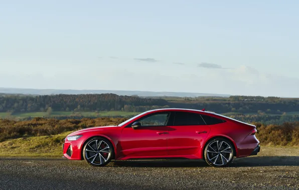 Картинка Audi, сбоку, кузов, RS 7, 2020, UK version, RS7 Sportback