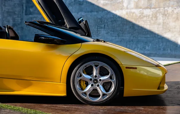 Картинка Lamborghini, supercar, Murcielago, lambo, wheel, Lamborghini Murcielago Roadster