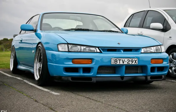 Картинка Blue, JDM, Nissan Silvia S14