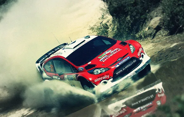 Картинка вода, брызги, ford, rally, ралли, wrc, fiesta, евгений, новиков, almrally