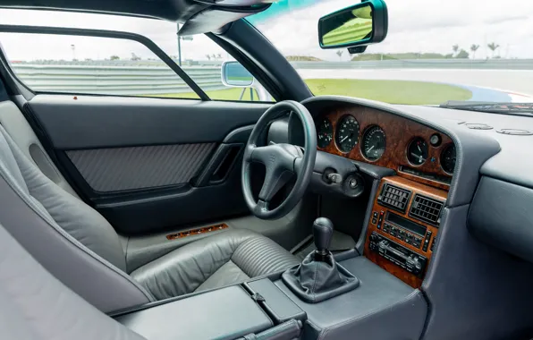 Картинка Bugatti, car interior, Bugatti EB110 GT, EB 110