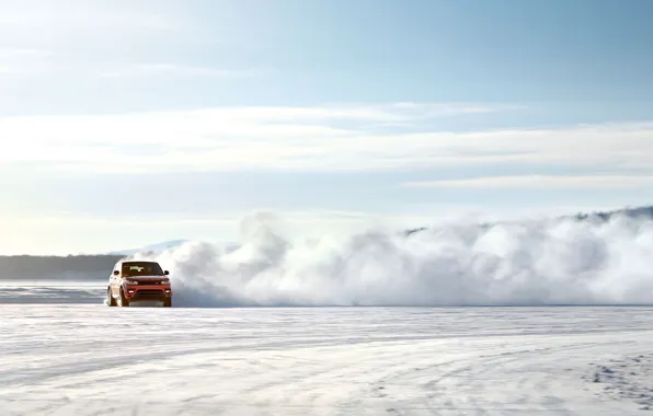 Картинка Range Rover, Snow, Sport, Land